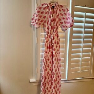 Roller Rabbit White Dress with Red Floral Motif — SOLD OUT IN STORES & ONLINE!